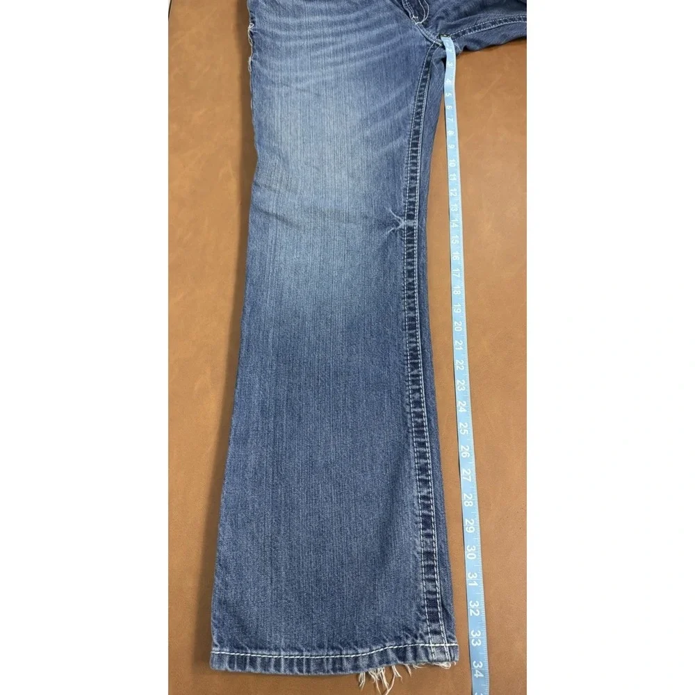 Ariat Mens M4 Low Rise Coltrane Boot Cut Jean 32x34 Blue Western Rodeo